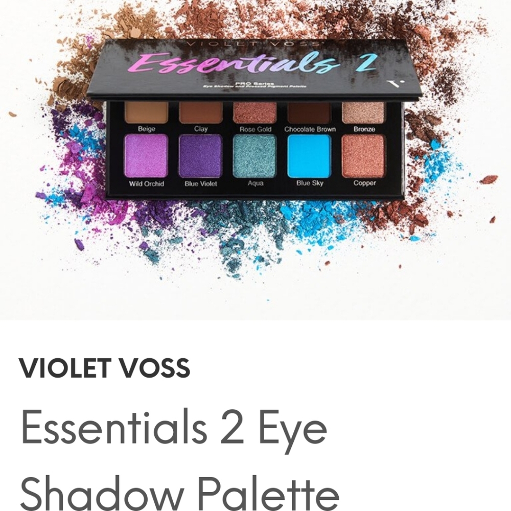 NIB 💜Violet Voss Essentials 2 Eyeshadow Pallette 💜